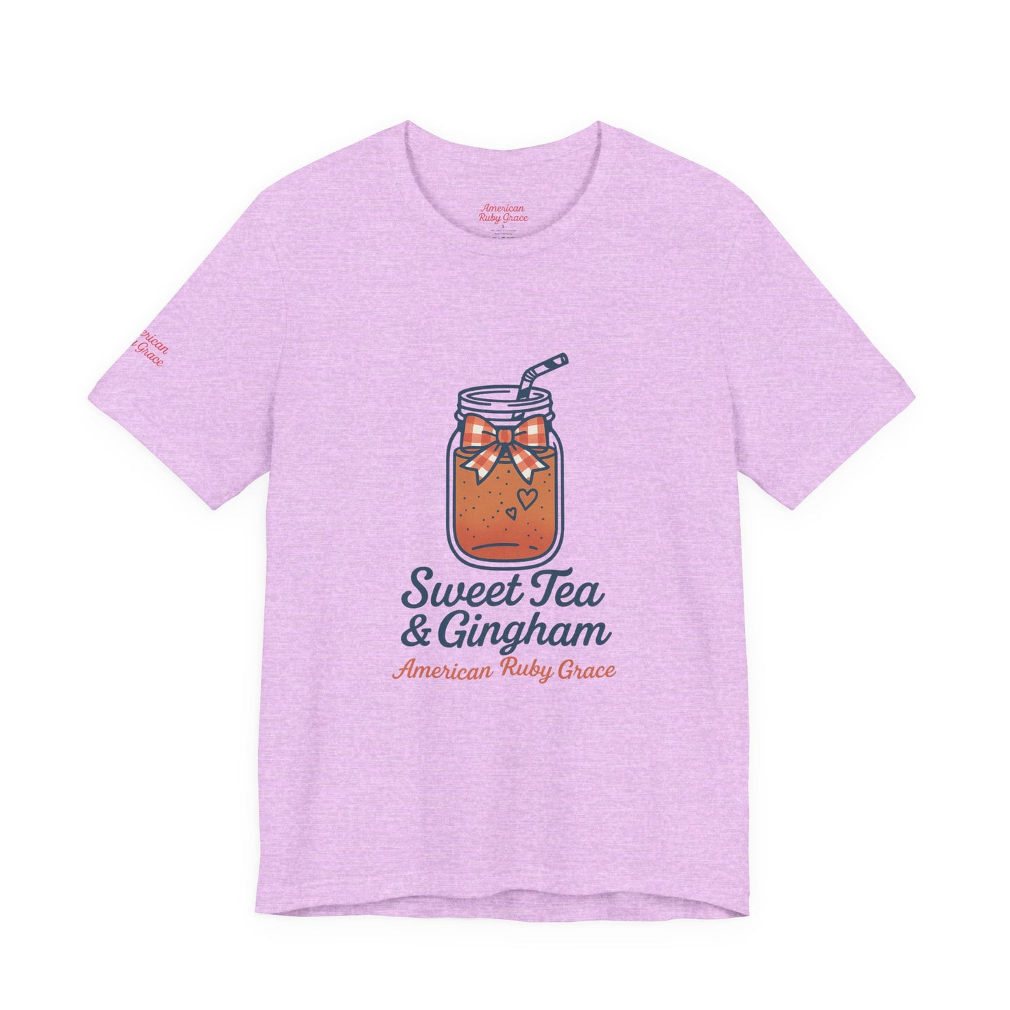 Sweet Tea & Gingham Tee