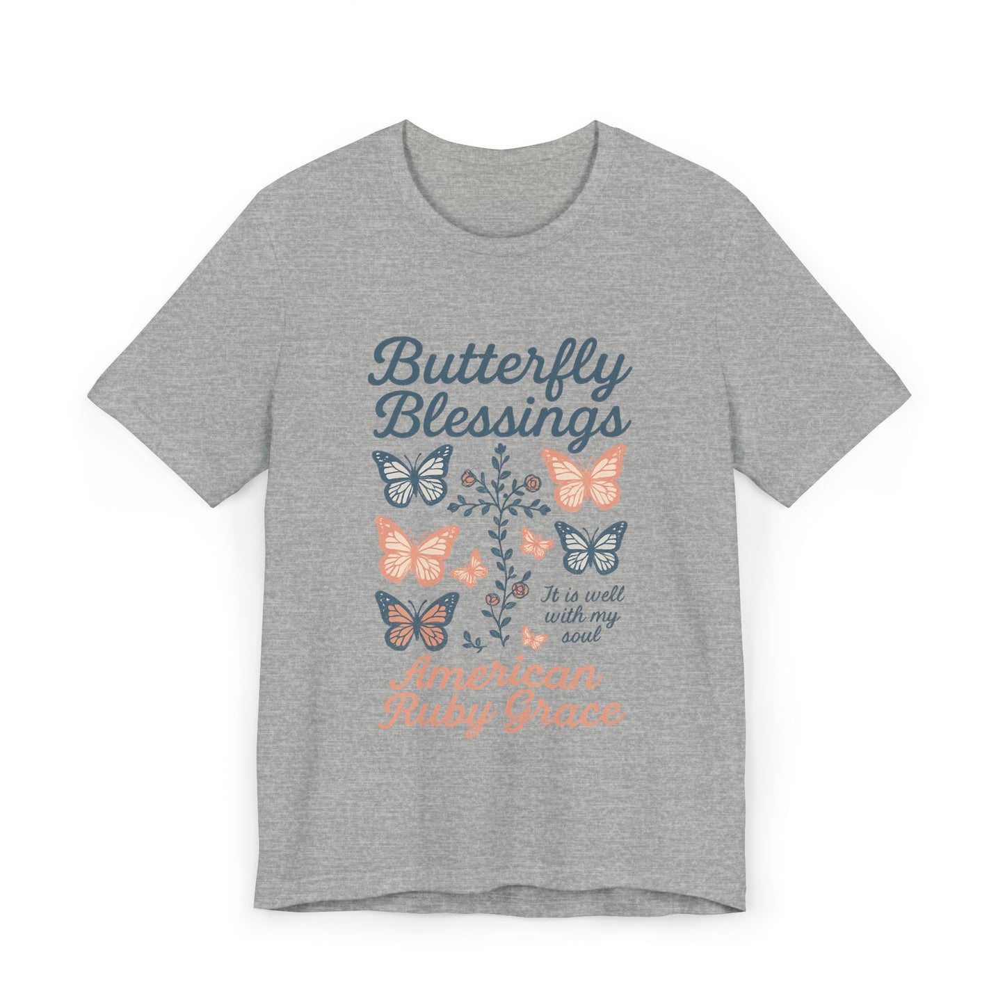 Butterfly Blessings Jersey Graphic Tee