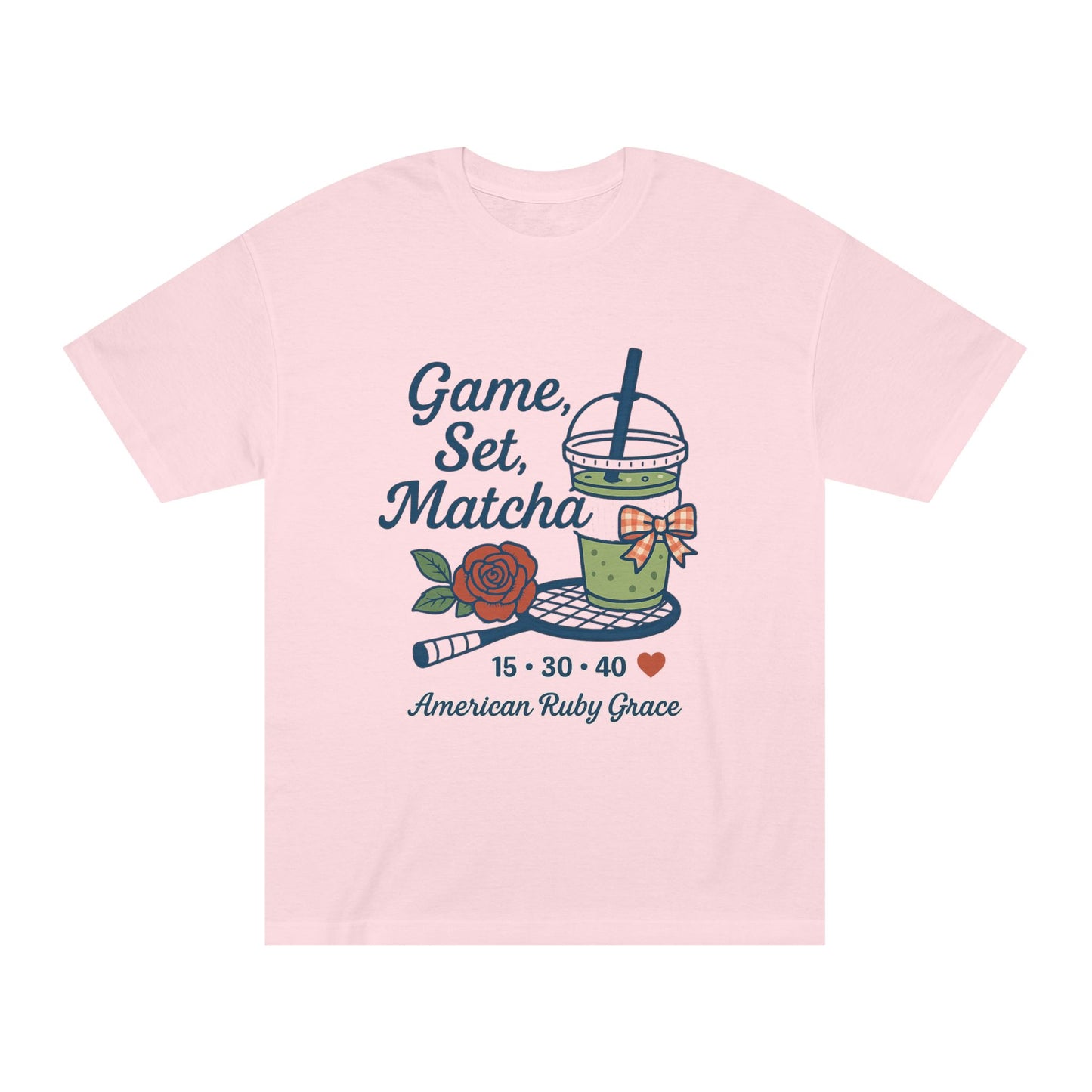Game Set Matcha Tennis Graphic Tee