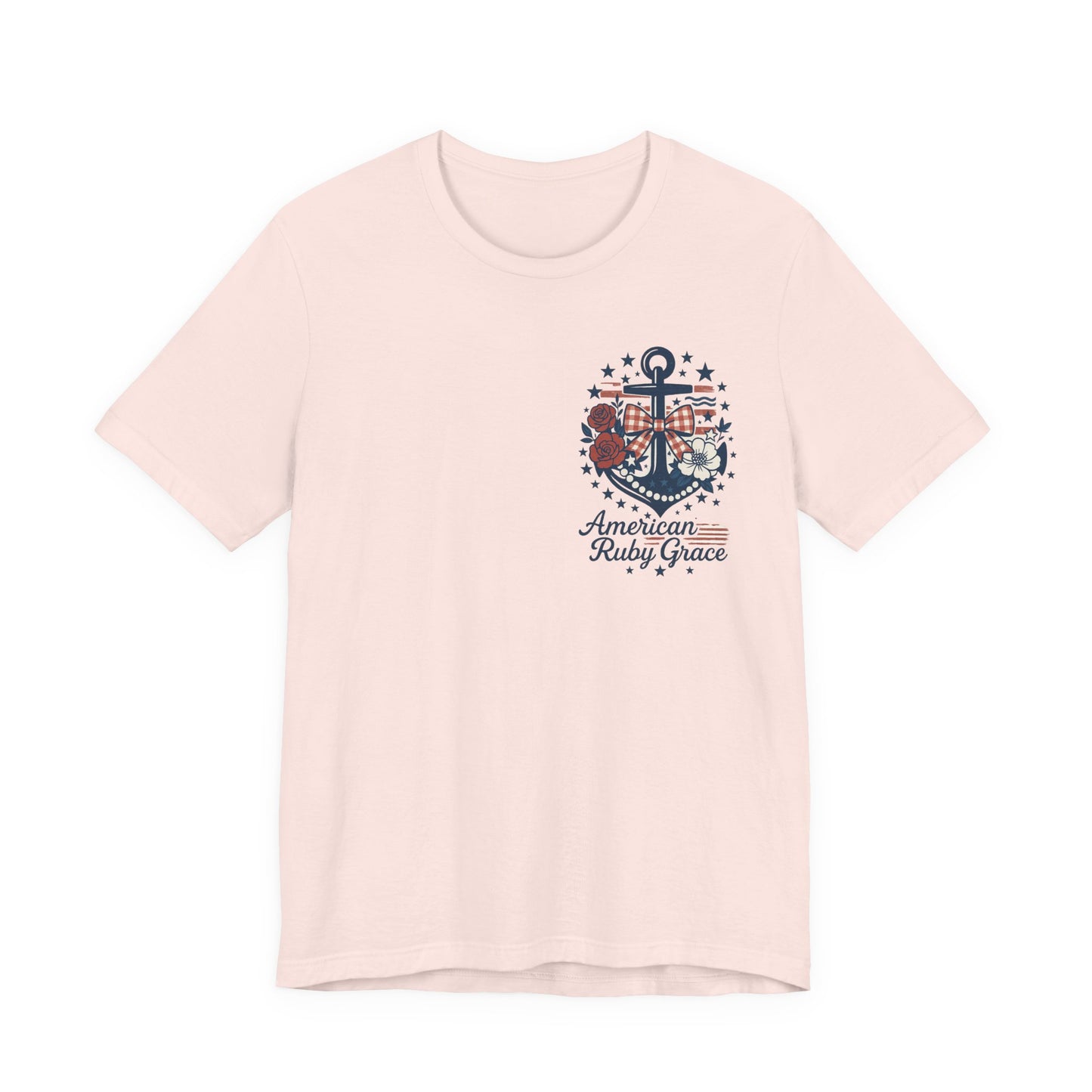Lovely Anchor Embroidered Graphic Tee
