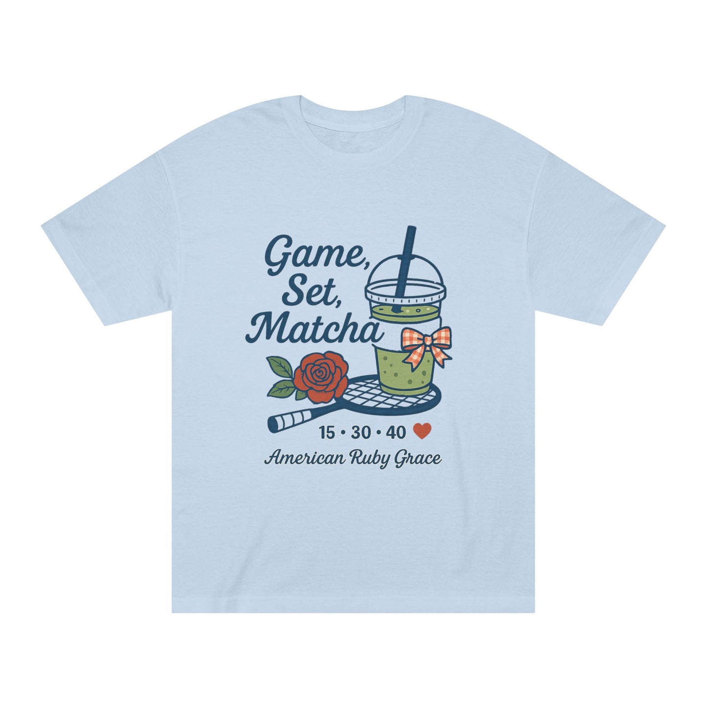 Game Set Matcha Tennis Graphic Tee
