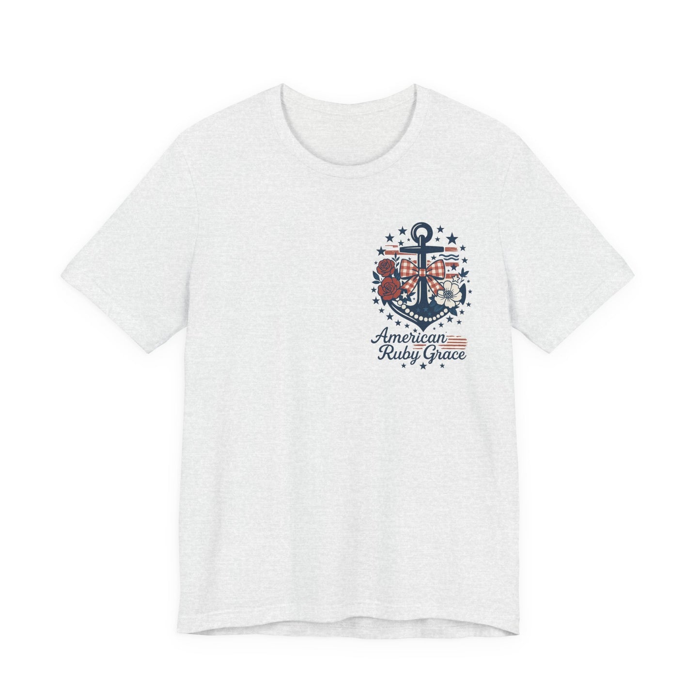 Lovely Anchor Embroidered Graphic Tee