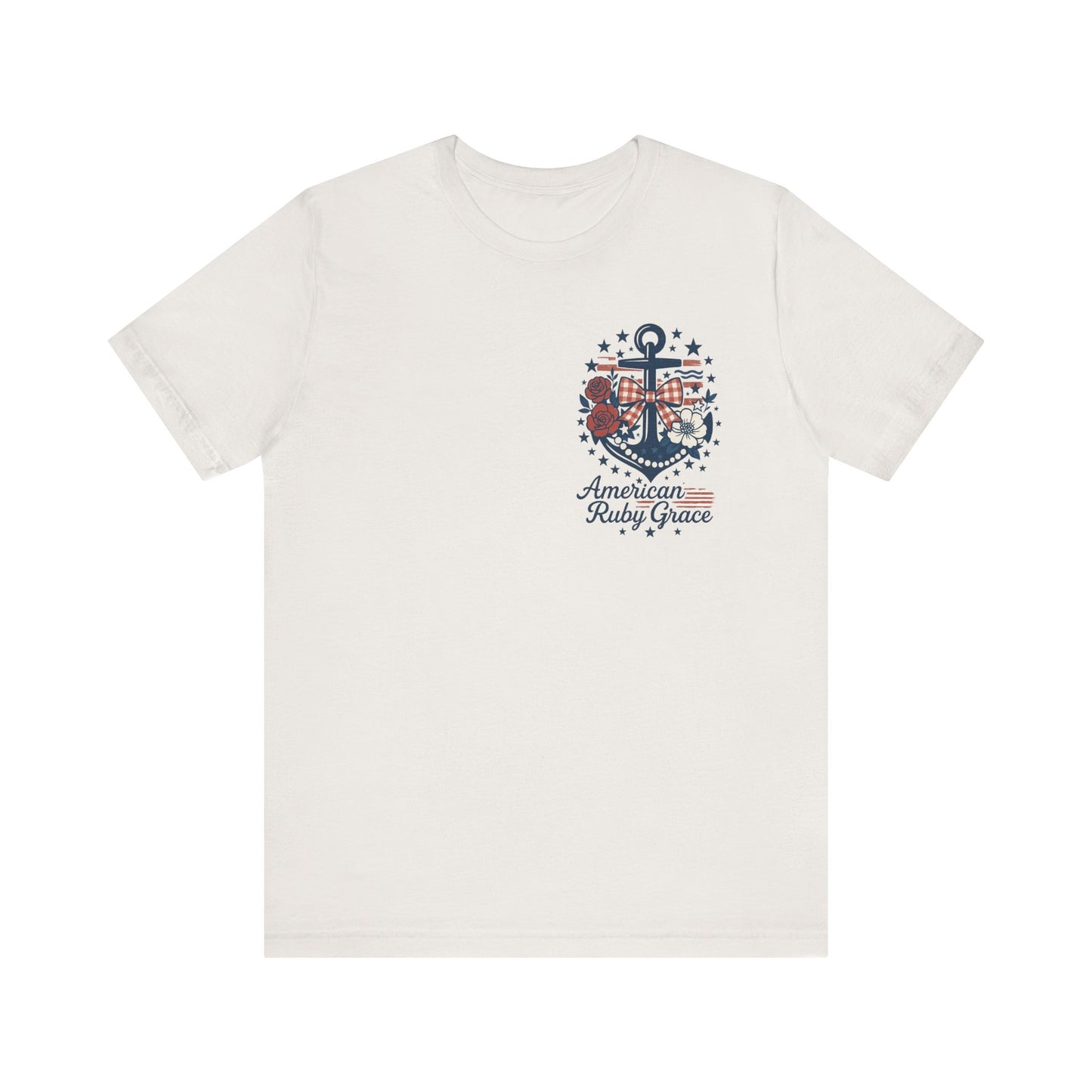 Lovely Anchor Embroidered Graphic Tee