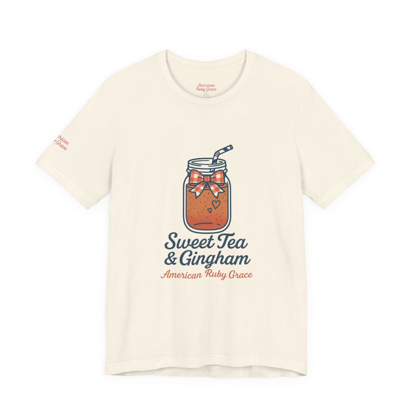 Sweet Tea & Gingham Tee