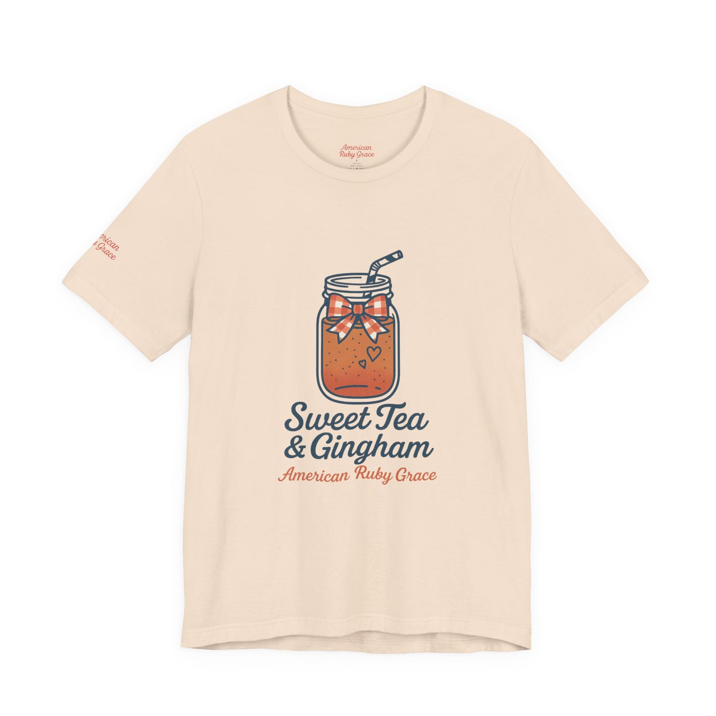 Sweet Tea & Gingham Tee