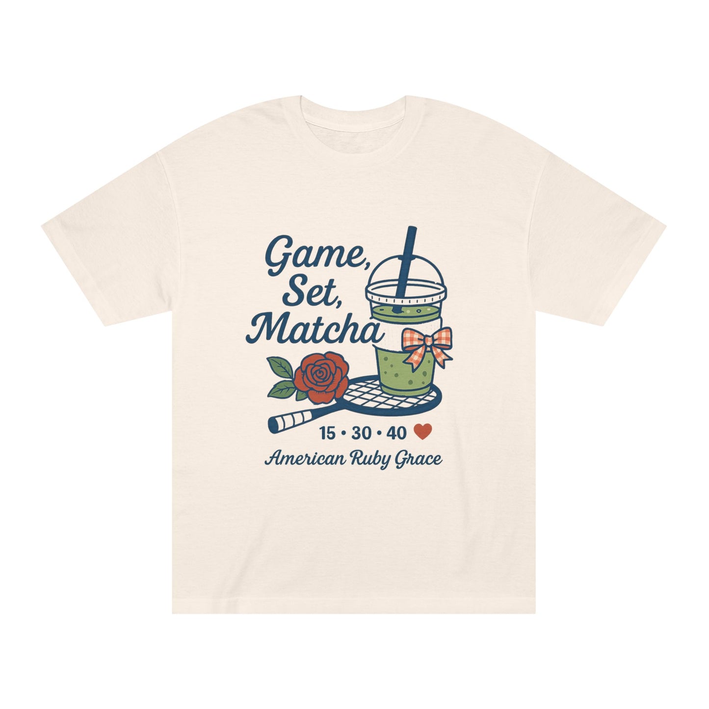 Game Set Matcha Tennis Graphic Tee