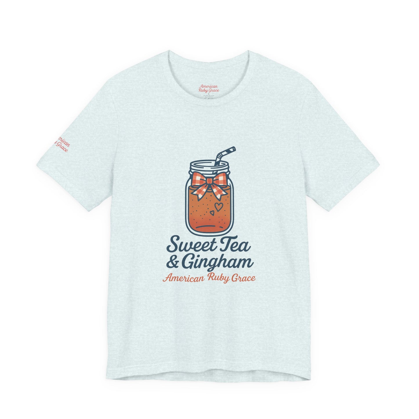 Sweet Tea & Gingham Tee