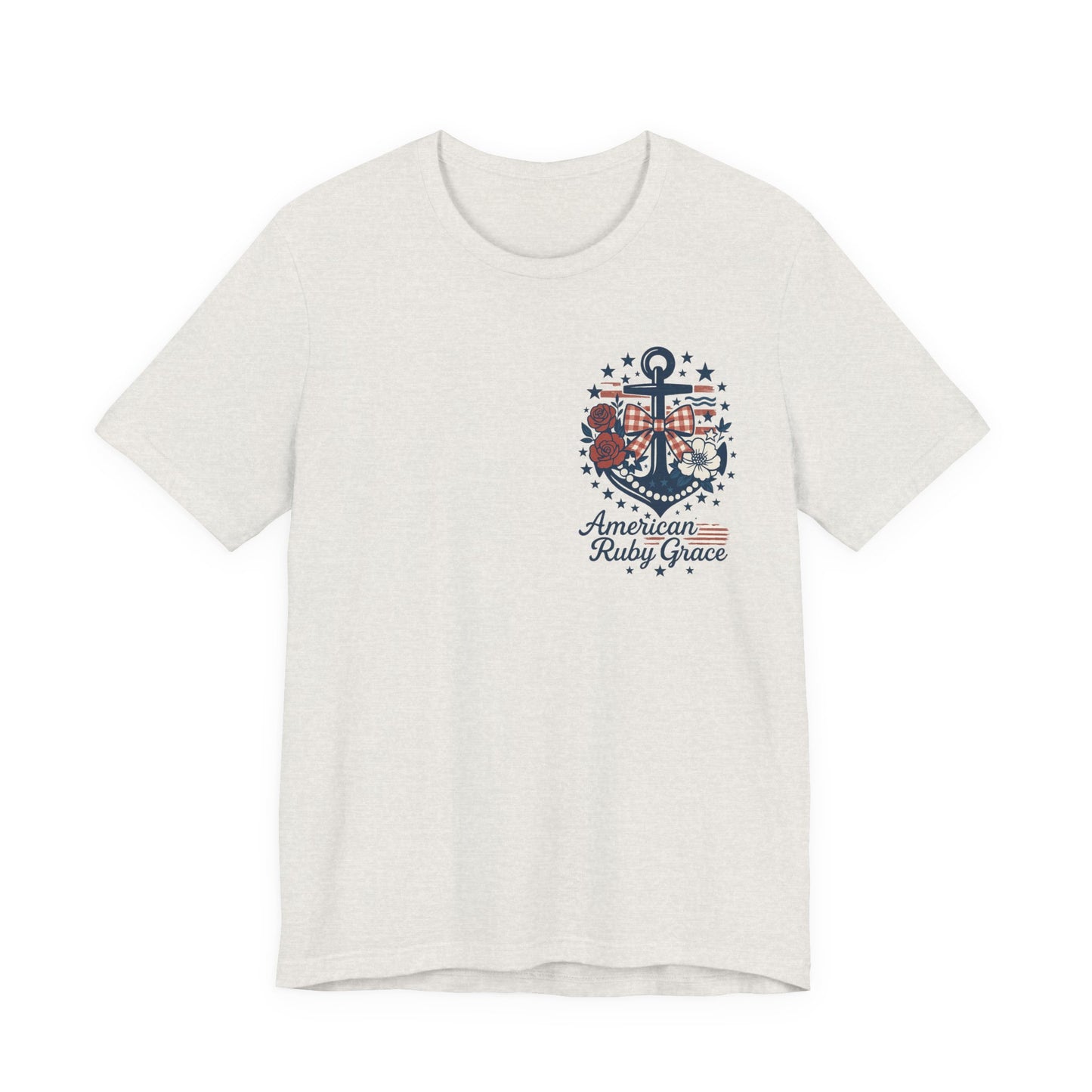 Lovely Anchor Embroidered Graphic Tee