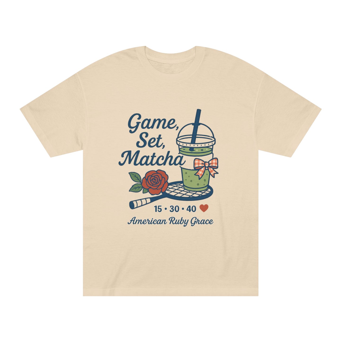 Game Set Matcha Tennis Graphic Tee