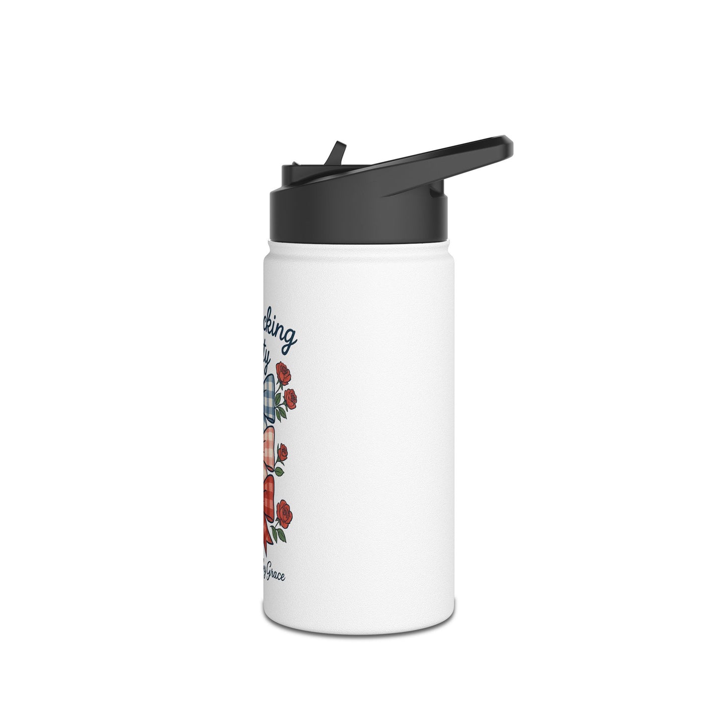 Bow Stacking Society Water Bottle, 12oz