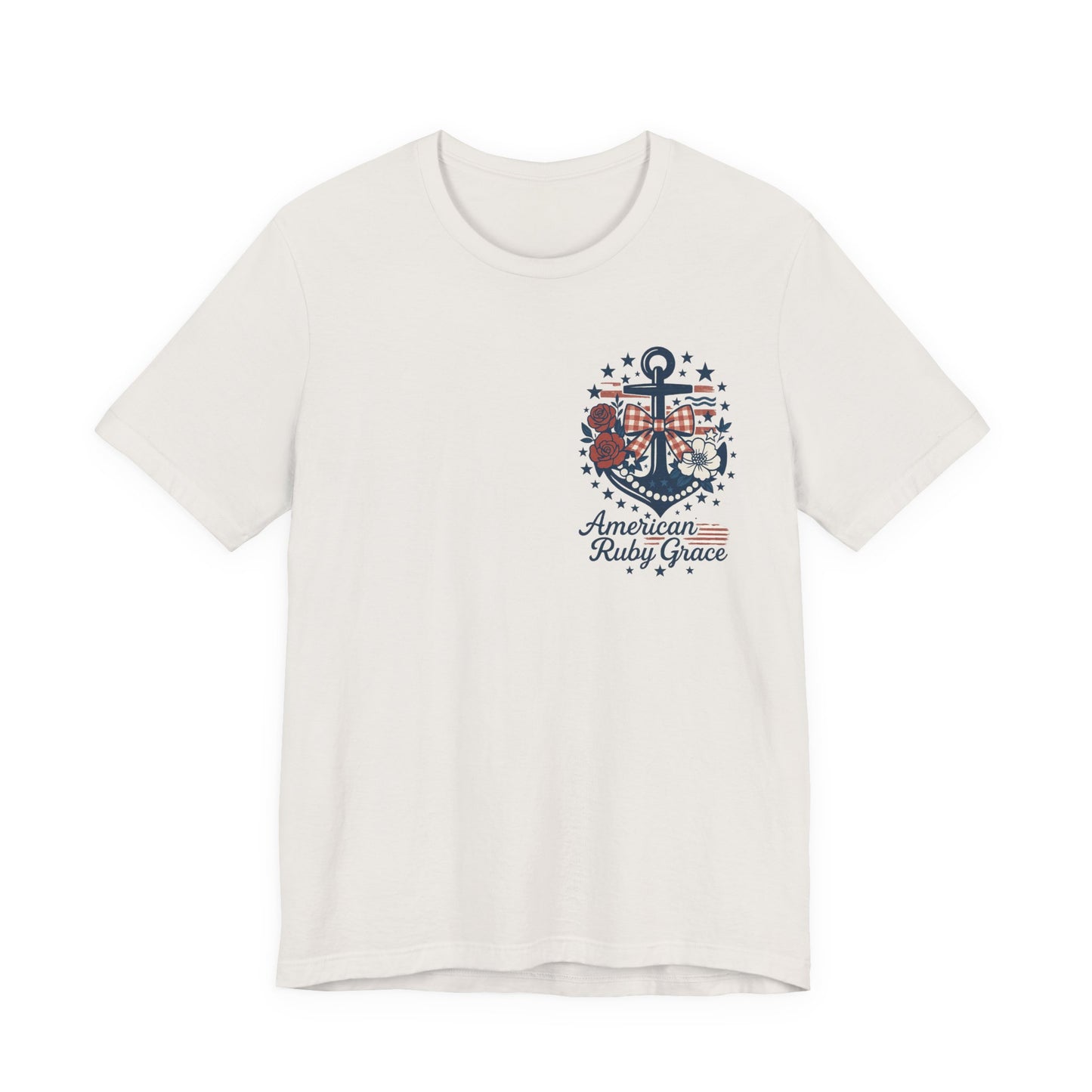 Lovely Anchor Embroidered Graphic Tee