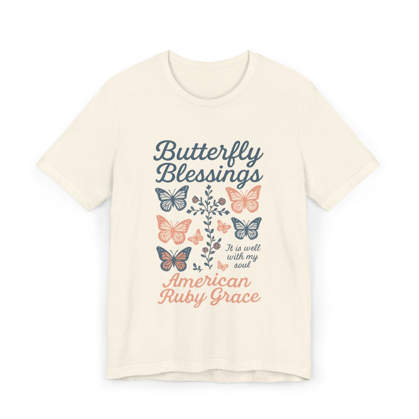 Butterfly Blessings Jersey Graphic Tee