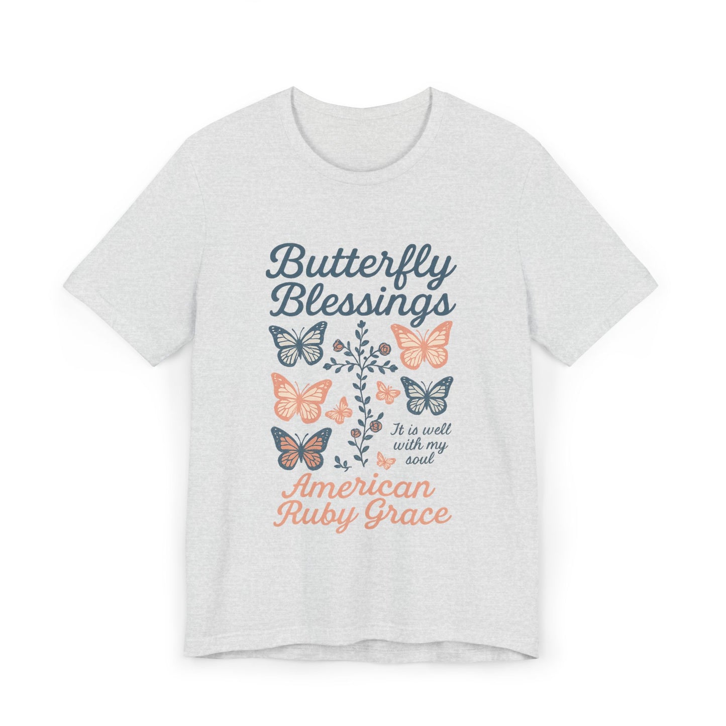 Butterfly Blessings Jersey Graphic Tee