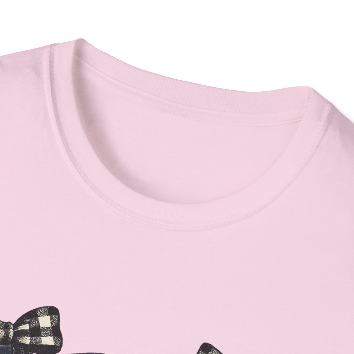 Patriotic Rose Bow Design Graphic Tee
