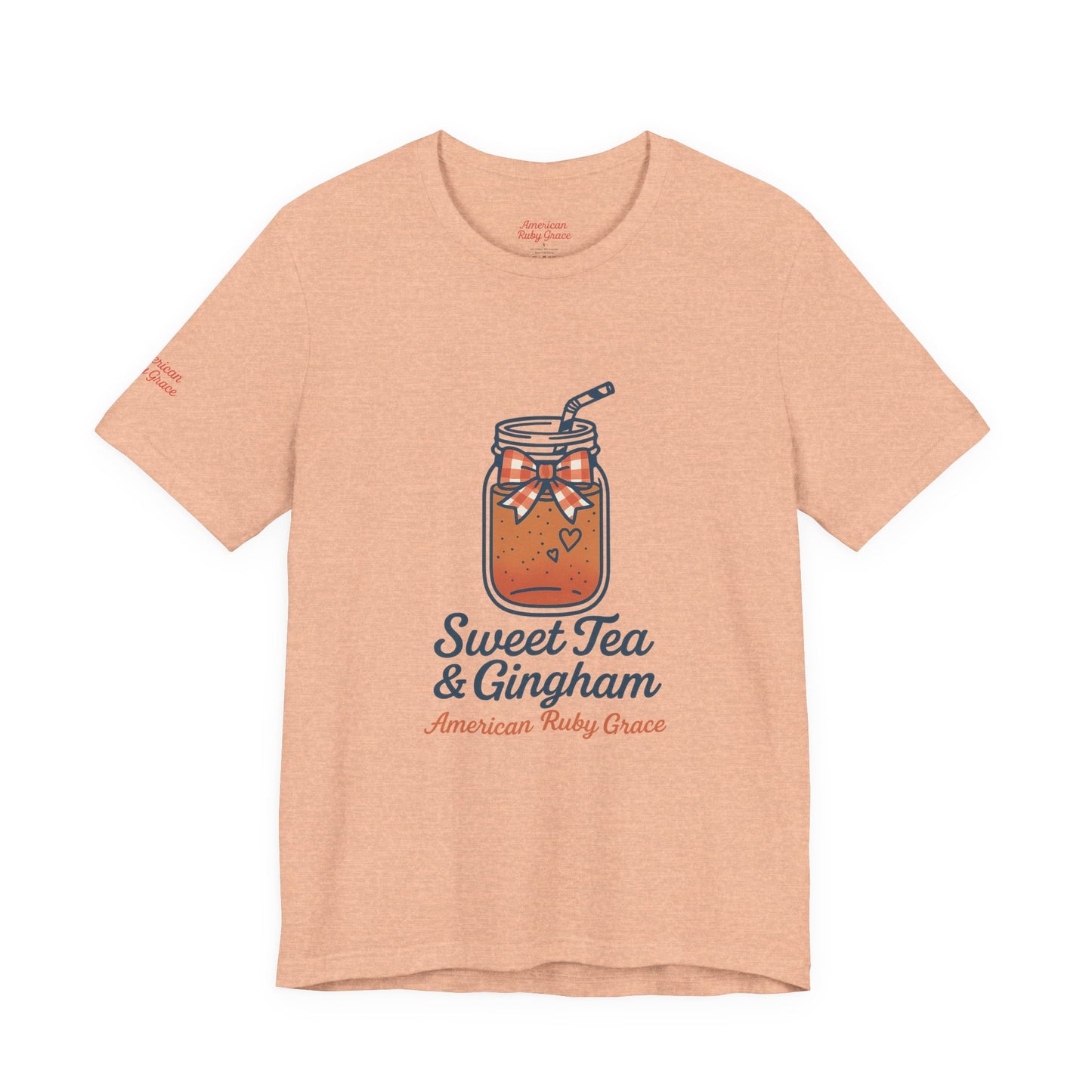 Sweet Tea & Gingham Tee