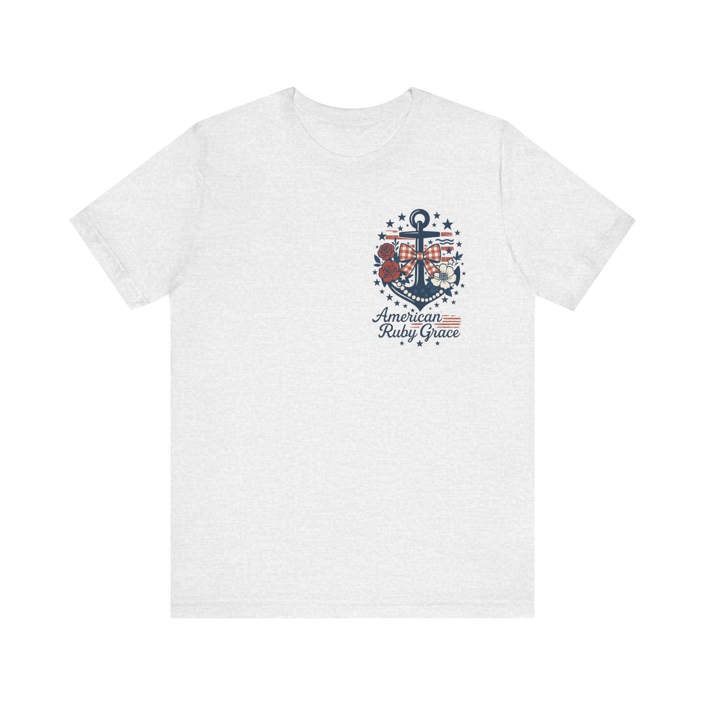 Lovely Anchor Embroidered Graphic Tee