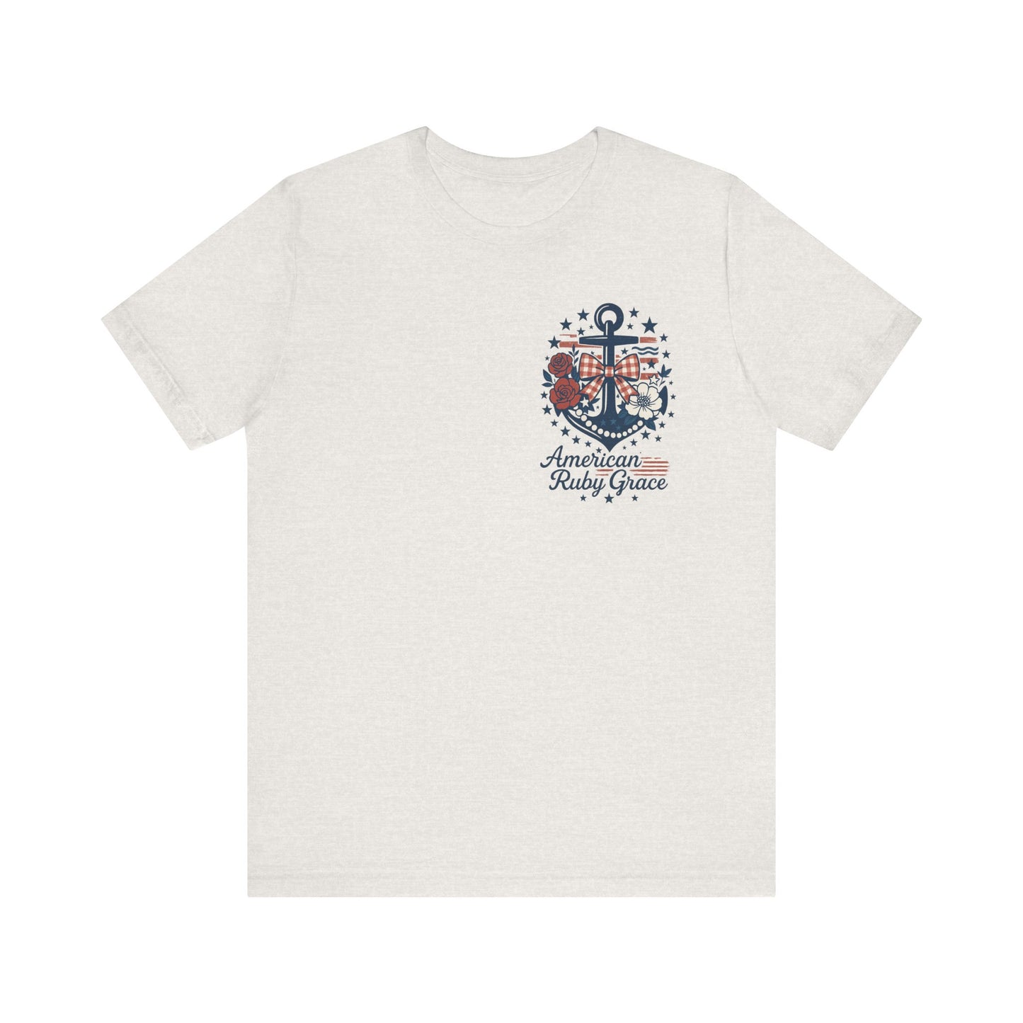 Lovely Anchor Embroidered Graphic Tee