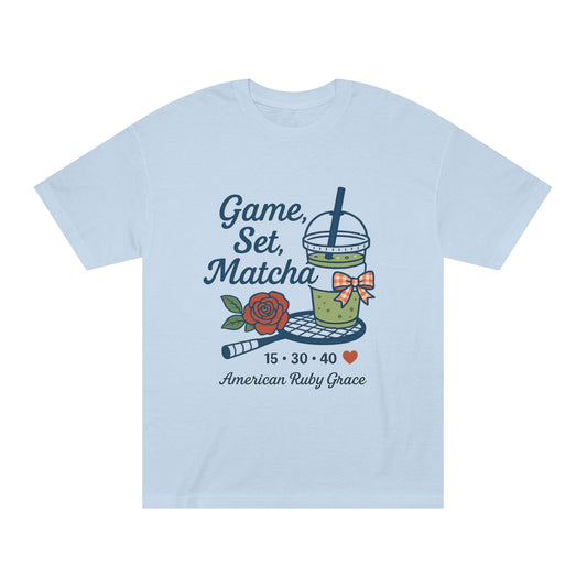 Game Set Matcha Tennis Graphic Tee