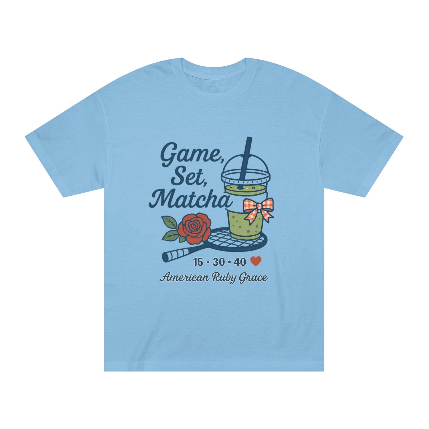 Game Set Matcha Tennis Graphic Tee
